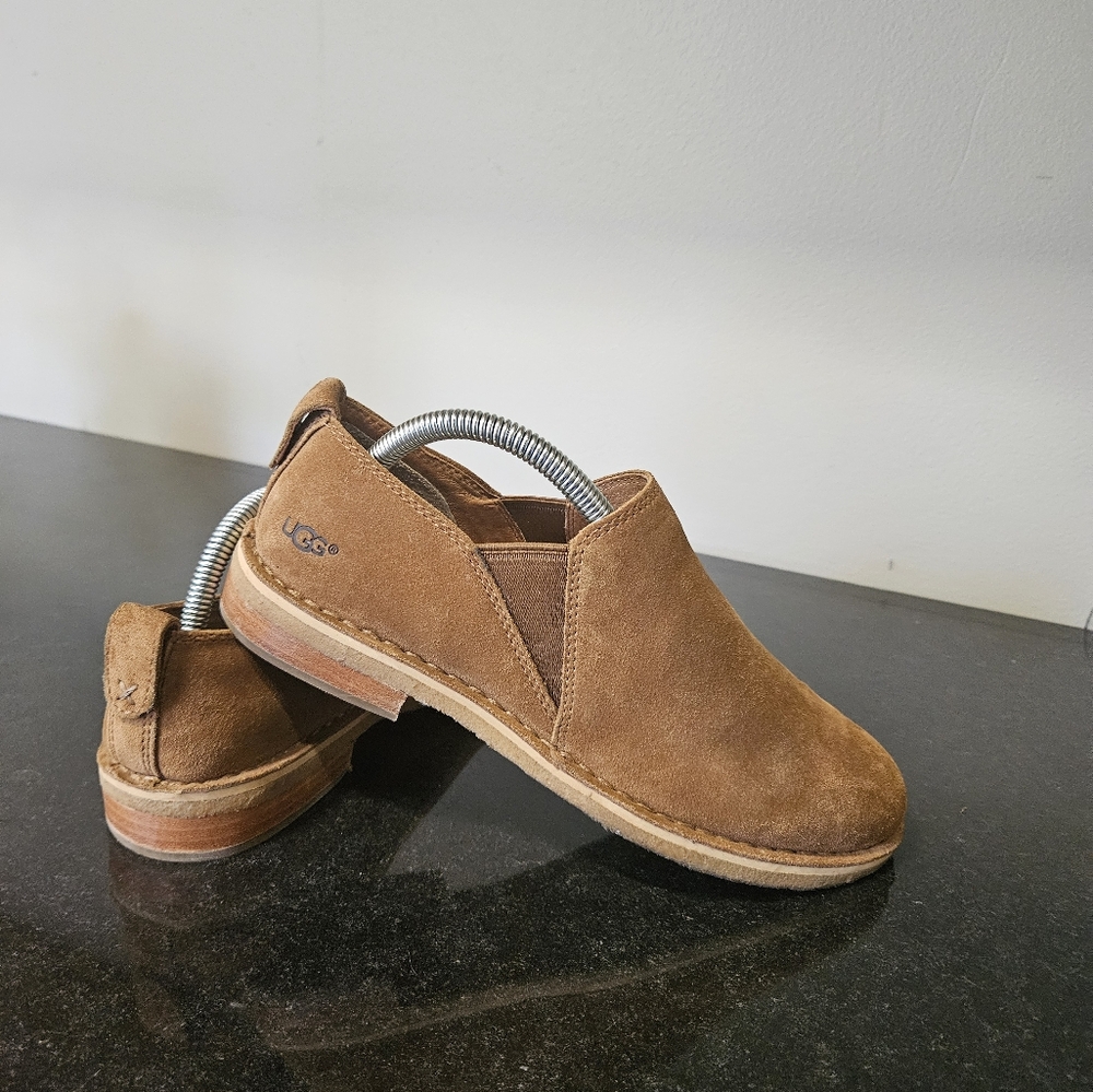 Ugg camelia flat loafers tan